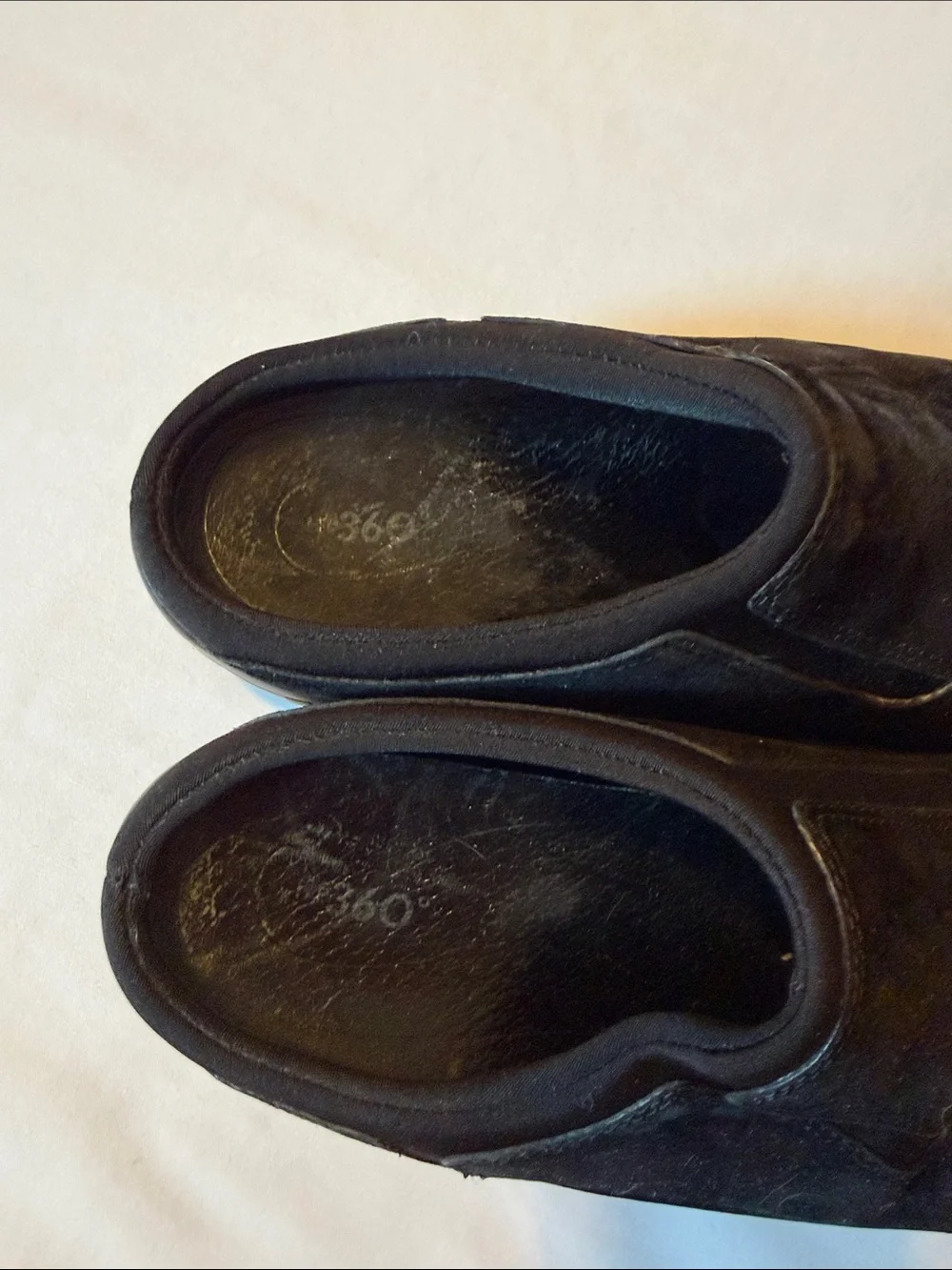 Hush Puppies Black Suede Mules Loafers Women's Size 9